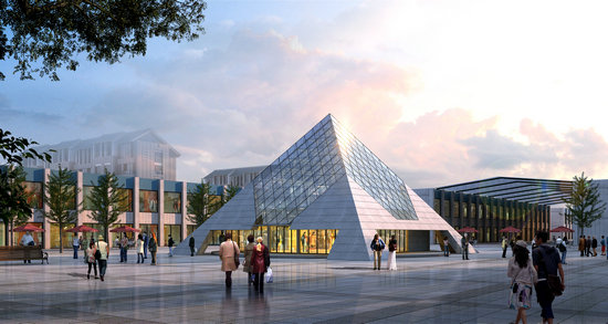 阿拉善盟金字塔网架