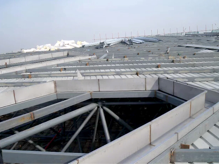 阿拉善盟安吉县体育馆网架